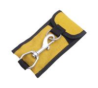 MFMEXUL Crochet de Plongée à Montage Facile, Accessoire de Plongée, Clip en Nylon Robuste avec Sac de Transport Pratique pour La Recherche sous, Jaune