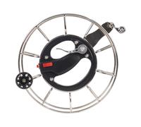 MFMEXUL Enrouleurs de Ligne de, Roue de, Dévidoir Multifonction avec Poignée Confortable, Frein à Main pour Pelouse, Camping, Piqueni, A