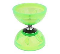 MFMEXUL Ensemble de Diabolo à Roulements avec et Ficelle, vert, 10,5 cm