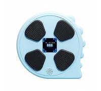 MFMEXUL Entraîneur de Boxe pour Enfants Cible d'Entraînement Électronique Machine Murale de Boxe avec Écran LED Frappe Matériau PU Conception Suspendue