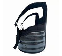 MFMEXUL Equipment Équipement Protecteur pour Pilotes de Karting Gilet Amorti Poitrine Dos Ajustabilité Hauteur Adapté aux Courses sur Circuit Pratique , M Moyen Tour De Poitrine 85-95 , Taille Unique
