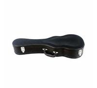 MFMEXUL Étui Ukulélé Rigide avec Cadre en Bois Extérieur en Cuir PU Résistant Fermeture Solide Intérieur Matelassé Doux Absorption des Chocs Adapté aux Cours, 26 Pouces, Palmier Noir