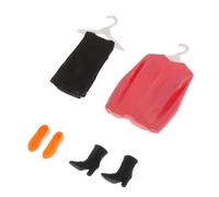 MFMEXUL Figurine Miniature Personnage Diorama Accessoires Modèle Résine Mini Architecture Jouet Adaptée Scène de Collection Adulte, Vêtements