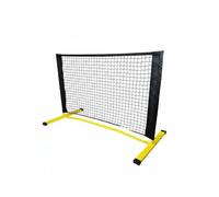 MFMEXUL Filet de Pickleball Ajustable Filet d'Entraînement Mini Filet Portable Réglable avec Sac de Transport et Cadre Léger Convient à la Pratique du Service Dinking Retours, Noir