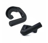 MFMEXUL Fitness Grips Poignées de Tirage Poignées d'Entraînement Crochets de Traction Accessoire de Musculation Grip Texturé Anti-glisse Soutien Du Poignet