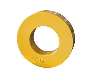 MFMEXUL Fractional Weights Mini Disque pour Musculation Plaque Progressive Acier Disque D'Accessoire Précis Plaque pour Barre Standard Adapté pour Entraînemen, Jaune 1kg
