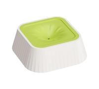 MFMEXUL Gamelle Anti-éclaboussures pour Chien, Flottante, Anti-poussière et Antidérapante en Polypropylène, Forme Ergonomique, Idéale pour Les Animaux de Comp, Vert