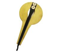 MFMEXUL Guimbarde Russe Instrument à Bouche Harpe à Mâchoire Instrument Folklorique Compact et Léger pour Jouer Partout Approprié Comme Cadeau Créatif Musical, Rond