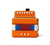 MFMEXUL Instrument D Initiation Musicale Clavier Simple Corps Portable pour Exploration s Sons Mélodieux Poids Léger Taille Adaptée aux Mains Sangle, Orange