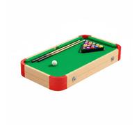 MFMEXUL Jeu de Billard Enfant Table Mini Billard Bille de Table Boule en Bois avec Règles Variées Stimule la Motricité Fine et, 72 37cm, Édition Coffret Cadeau - Grande Taille - Six-en-Un