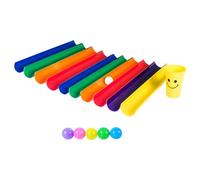 MFMEXUL Jeu de Groupe Pipeline Challenge avec Balles, Format Adapté Aux Activités de Team Building, Défi Pipeline Challenge pour Adultes Lors d'une, 10 pièces