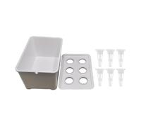 MFMEXUL Kit de Culture Hydroponique, Système de Culture Hydroponique Pratique et Facile à Utiliser pour sur Un Balcon Ou Un Bureau, Blanc