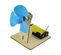 MFMEXUL Kit éducatif de Ventilateur électrique à Monter Soi-même, Jouet Scientifique pour Enfants, Modèle de Moteur électrique à Assembler, 3 pièces