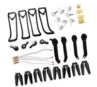 MFMEXUL Kit Moteur pour Quadricoptère 32 Pièces : Hélice, Support, Engrenage, Pièces de Rechange Simples, Adapté à La Maintenance, Noir
