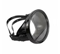 MFMEXUL Lunettes de Plongée Lentille Épaisse Anti-Pression Masque de Plongée Bandeau Large Ajustable Étanchéité Optimale Vision Immense Adaptées à la Nage , 2e Gén Noire