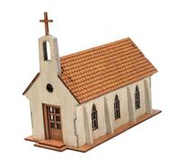 MFMEXUL Maquette Maison Européenne Puzzle Bricolage Kit Miniature Bois Artisanat Décor Maison Poupée Convient pour Jeu Collection Apprentissage Déc, 91054