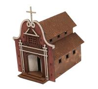 MFMEXUL Maquette Maison Européenne Puzzle Bricolage Kit Miniature Bois Artisanat Décor Maison Poupée Convient pour Jeu Collection Apprentissage Déc, 91056