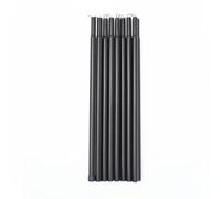 MFMEXUL Mât de Tente Support Barre de Bâche, Noir, 16mm Une Paire De Dix Sections 2 Mètres, Paroi De Tube Épaissie