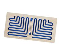 MFMEXUL Maze Toys Activity Board Jeu Éducatif Labyrinthe Jouet Motricité Fine Jouet Sensoriel Bois Adapté pour Enfants Maison, Bleu