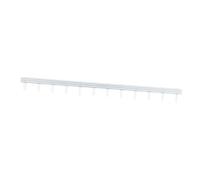MFMEXUL Modèle de Railing Routier Miniature Barrière pour Décor de Route Architecture PP Montage Simple Adapté Aux Enfants Créateurs Bureau Éducation, Argenté, 25cm