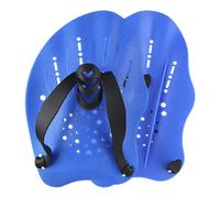 MFMEXUL Palmes d'Entraînement Adulte Palmes Pagaies Gants Ailerons avec Trous Hydrodynamiques pour Résistance Aquatique et Correction du Geste Sangles