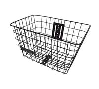 MFMEXUL Panier Vélo Multipurpose Métal Fil Support Cadre Panier Transport Rangement Léger Adapté Au Cyclisme Utilisation Parentale Shopping et Loisirs Déplace, Noir