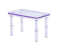 MFMEXUL Pet pour petits animaux, base résistante à l'eau avec supports, accessoires pour gerbilles, écureuils, chinchillas, oiseaux, violet