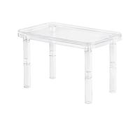 MFMEXUL Pet pour petits animaux, base résistante à l'eau avec supports, accessoires pour gerbilles, écureuils, chinchillas, oiseaux, transparent