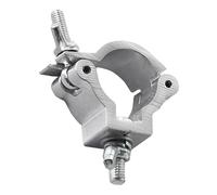 MFMEXUL Pince Pivotante En Aluminium pour Projecteurs à Tête Mobile LED, Crochet de Fixation, Amélioration de La Stabilité pour Les Performances Scéniques Pro, Argent 24 à 26mm