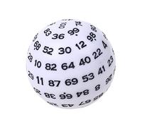 MFMEXUL Polyèdre Jeu de Dés Ballon d'Acrylique Ensemble de Dés Table de Jeu Jouet Réunion Double Accessoires Convient pour Cadeaux Anniversaire Décoration