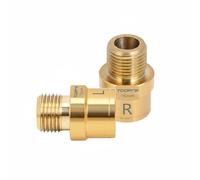 MFMEXUL Prolongateur de Pédale Vélo Adaptateur Extension Axe Pédale Acier Résistant Identification Gauche Droite Installation, Or, 16mm Paire Gauche Et Droite