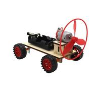 MFMEXUL Propulseur Voiture Jouet Kit de Véhicule DIY à Propulseur Modèle Science Expérience Construction Car Enseignement Adapté pour Éducation Enfant Projet, 14 Cm X 7.5 Cm X 9