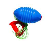 MFMEXUL Pull Shuttle Ball Jeu Balle Élastique Coulissante Enfant Jouet Sportif Coordination Sensorielle Matériau PE Adapté à La Maison Activités En Famille, Bleu