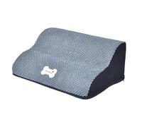 MFMEXUL Rampe D'escalier pour Chien, échelle, Escalier pour Animaux de Compagnie à 2 Marches, pour Une Utilisation Intérieure, pour Chiens âgés, Chiots, V, Gris 15 cm de Hauteur