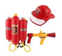MFMEXUL Sac à Dos Lanceur D'Eau à Pompe Jeu D'Imitation pour Enfant Jouet de Piscine avec Harnais Ajustable et Grande Réserve Adapté pour Les Jeux de, 2 Pièces