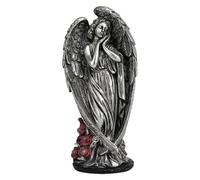 MFMEXUL Statuette de Jardin Lumineuse, Décorative et Design, Cadeau Original pour, Argent