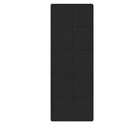 MFMEXUL Tapis de Pliant Matelas d'Exercice Calepin de Sol Coussin de Relaxation TPE Rembourré Antidérapant Pliable en Carré Facile à pour Casier Petit, Noir