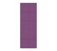 MFMEXUL Tapis de Pliant Matelas d'Exercice Calepin de Sol Coussin de Relaxation TPE Rembourré Antidérapant Pliable en Carré Facile à pour Casier Petit, Violet Foncé