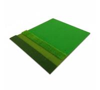 MFMEXUL Tapis d'Entraînement de Golf Practice de Frappe d'Impact de Swing Gazon Artificiel Polyvalent pour Coups Longs et Base, 1 X 1,5 M, Quatre Herbes Base 8mm