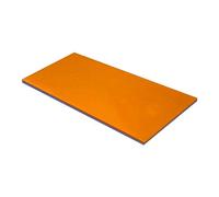 MFMEXUL Tapis Flottant Matelas Flottant Coussin Flottation Raft Pratique Léger XPE Convient pour Piscine Lac Plage Surf Loisirs, Bleu Orange