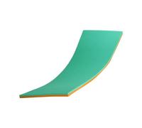 MFMEXUL Tapis Flottant Matelas Flottant Coussin Flottation Raft Pratique Léger XPE Convient pour Piscine Lac Plage Surf Loisirs, Vert Orange
