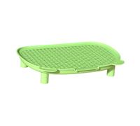 MFMEXUL Tapis pour Chat, Lavable, Anti-Rampe, Double Couche, Multifonctionnel, pour Chatons et Chats âgés, Bac à Presser, Vert