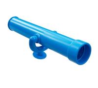 MFMEXUL Télescope Enfant Lunette Jouet Accessoire Balançoire Monté Design Ludique sans Lentille Tenue Stable pour Petites Mains Fixation Aisée et Solide, Bleu Ciel