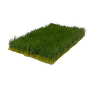 MFMEXUL Touffes D'Herbe Miniatures Gazon pour Table de Sable Herbe de Simulation Décoration de Fait En Nylon Adapté pour Le Modélisme Ferroviaire et, Vert Moyen