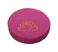 MFMEXUL Tranquil Oreiller de méditation - Confort haut de gamme pour une relaxation pleine conscience, rose rouge, 6 cm