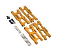 MFMEXUL Triangles de En Alliage D'aluminium pour Modèles Radiocommandés, avant et Arrière, Pièces Détachées pour Wltoys 1:14 124018, or
