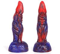 MFMYEE Gode en silicone 20 cm, plug anal avec ventouses, gode réaliste, jouet sexuel en silicone super gros plug anus pour femmes et hommes, pénis souple adapté aux débutants anaux