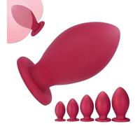 MFMYEE Plug anal extra large, plug anal géant en silicone en forme d'œuf de dragon avec ventouse, disponible en 5 tailles (S à XXL), gode, dilatateur anal, sextoy masturbateur SM pour adultes (M)