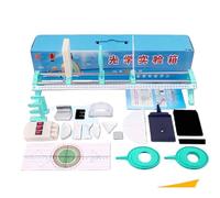 MFRELMNZG Boîte d'expérimentation Optique, Ensemble d'optique Physique, Banc, Instruments d'apprentissage d'imagerie à Petits Trous, kit d'équipement pédagogique avec Rangement