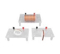 MFRELMNZG Démonstrateur de Champ magnétique Multifonctionnel, Bonne ténacité, équipement de Distribution de bobines solénoïdes, Instrument d'enseignement de la Physique, Transparent